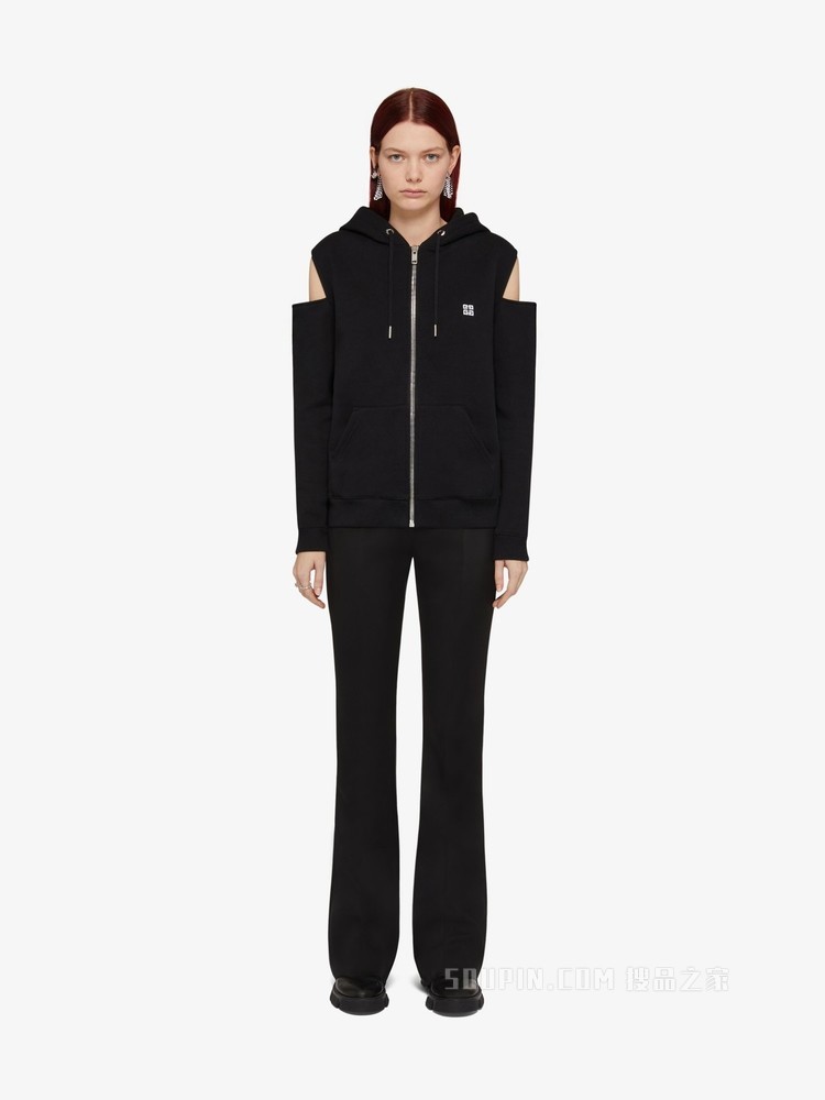 GIVENCHY 4G LOGO拉链连帽卫衣