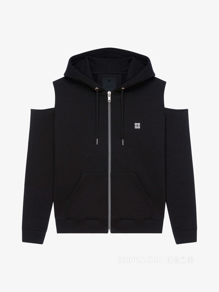GIVENCHY 4G LOGO拉链连帽卫衣
