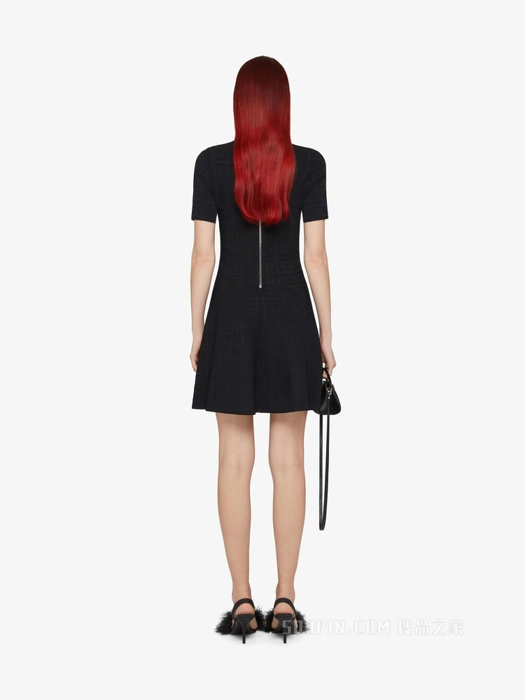 4G LOGO提花连衣裙