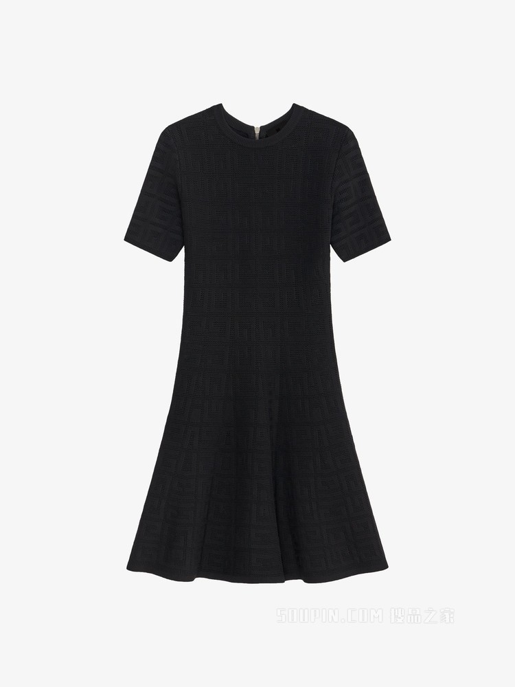 4G LOGO提花连衣裙