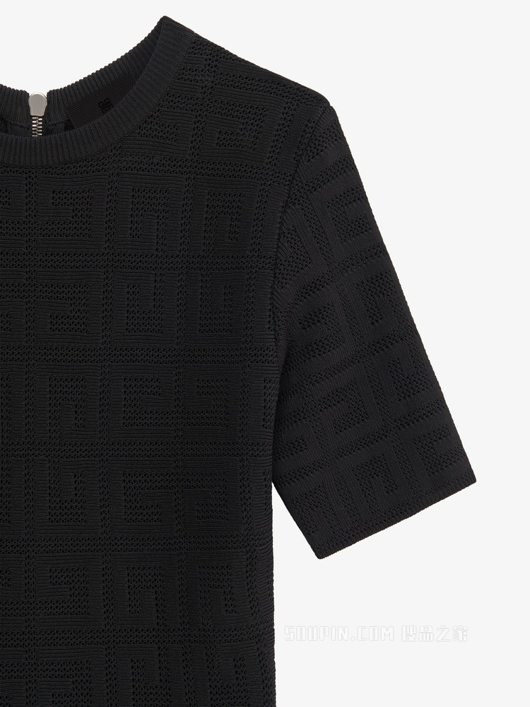 4G LOGO提花连衣裙