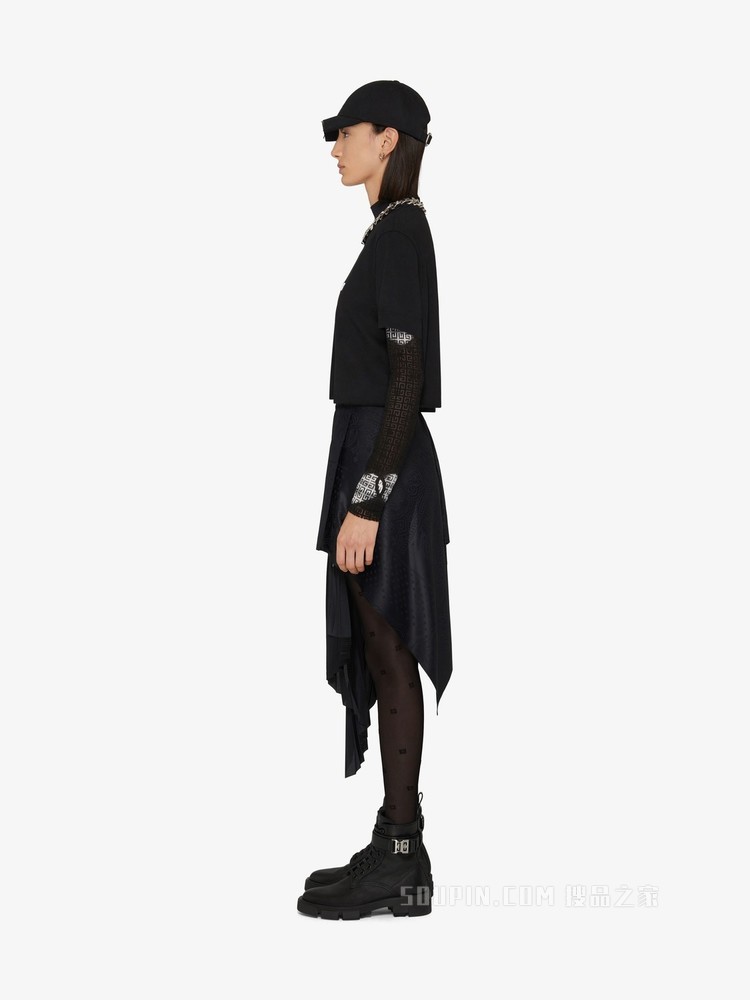 GIVENCHY 4G LOGO短款T恤