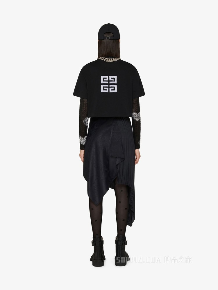 GIVENCHY 4G LOGO短款T恤