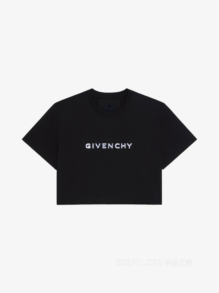 GIVENCHY 4G LOGO短款T恤