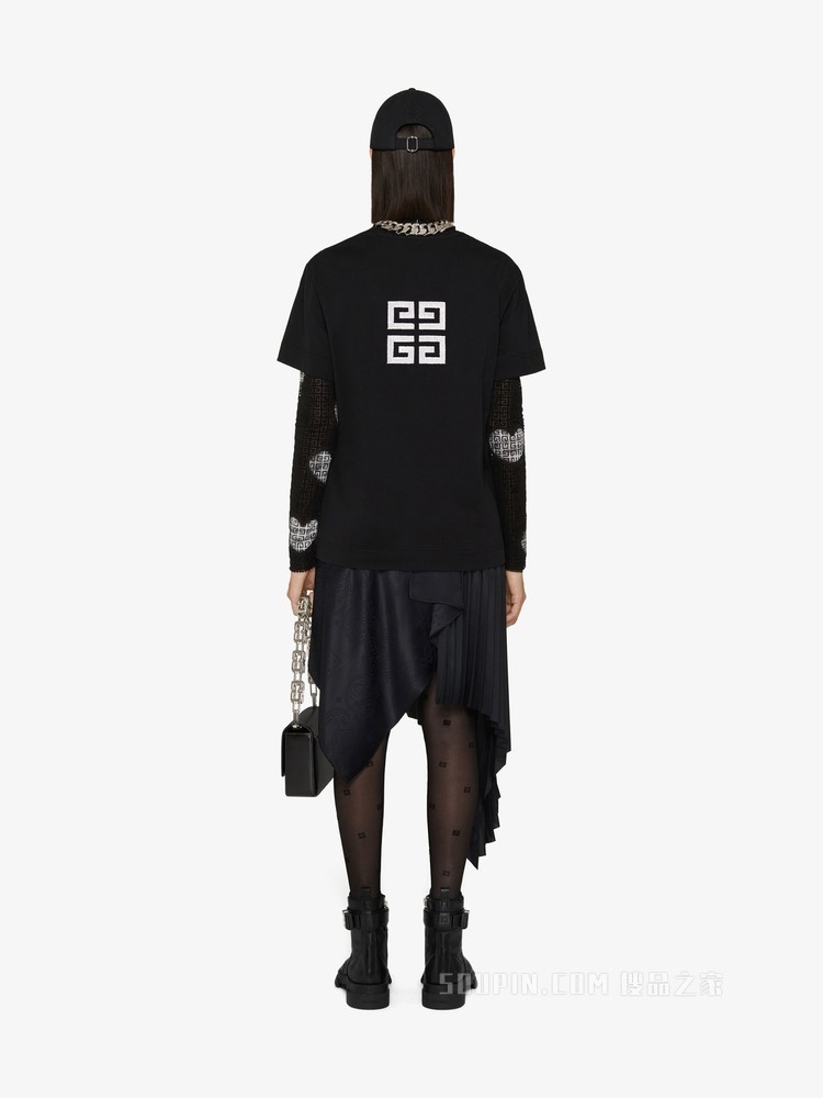 GIVENCHY 4G LOGO修身T恤