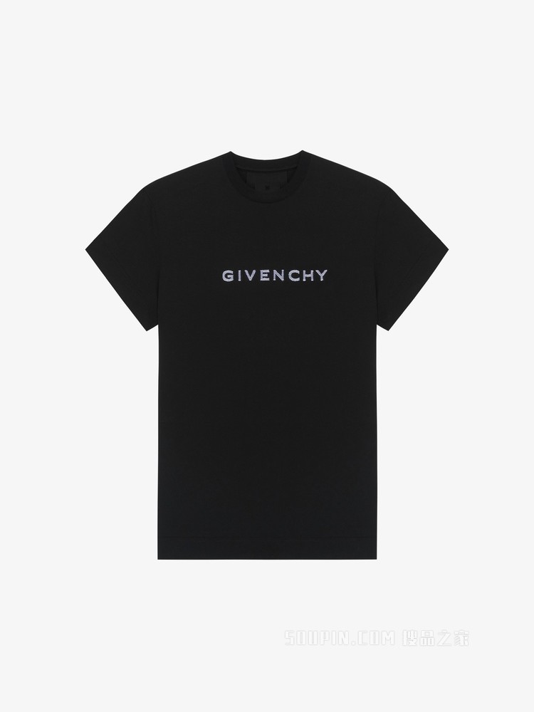 GIVENCHY 4G LOGO修身T恤