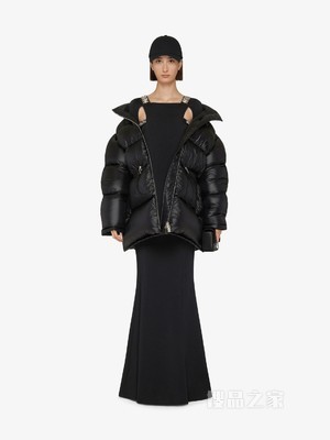 可拆卸衣袖羽绒服