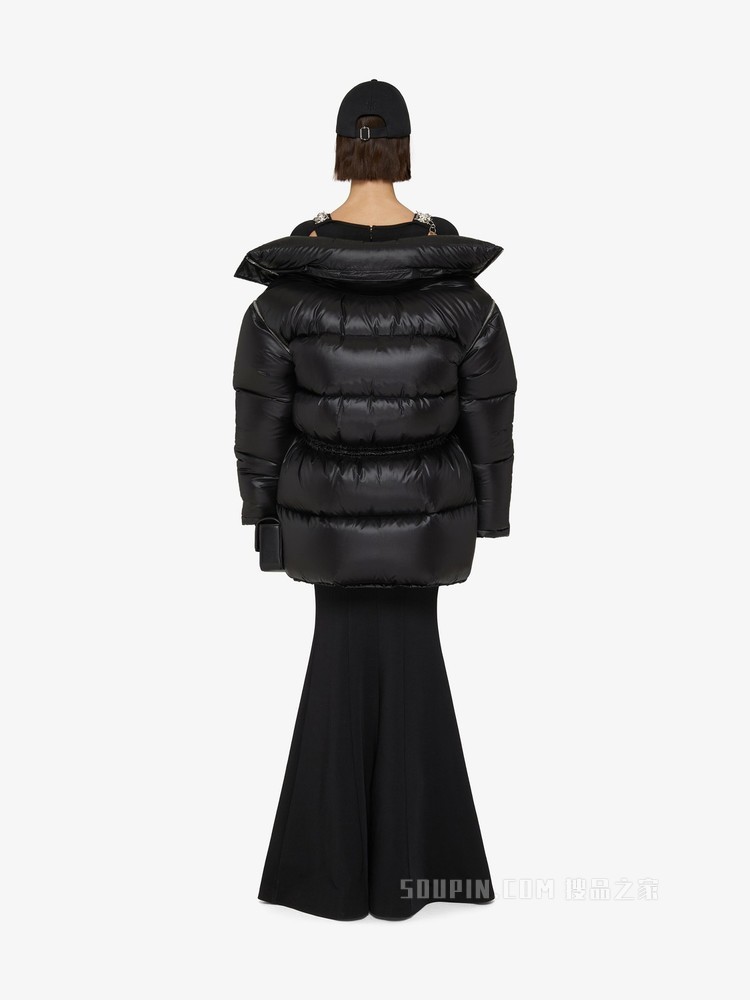 可拆卸衣袖羽绒服