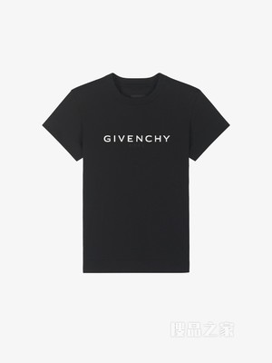 GIVENCHY翻转LOGO修身T恤