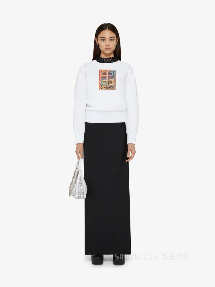 GIVENCHY 4G LOGO印花卫衣