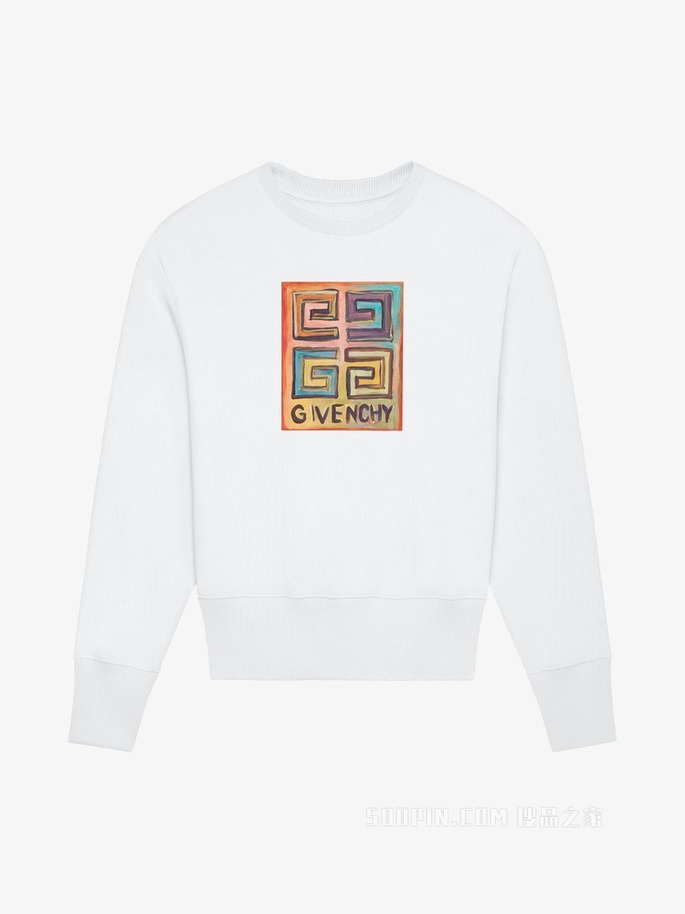 GIVENCHY 4G LOGO印花卫衣