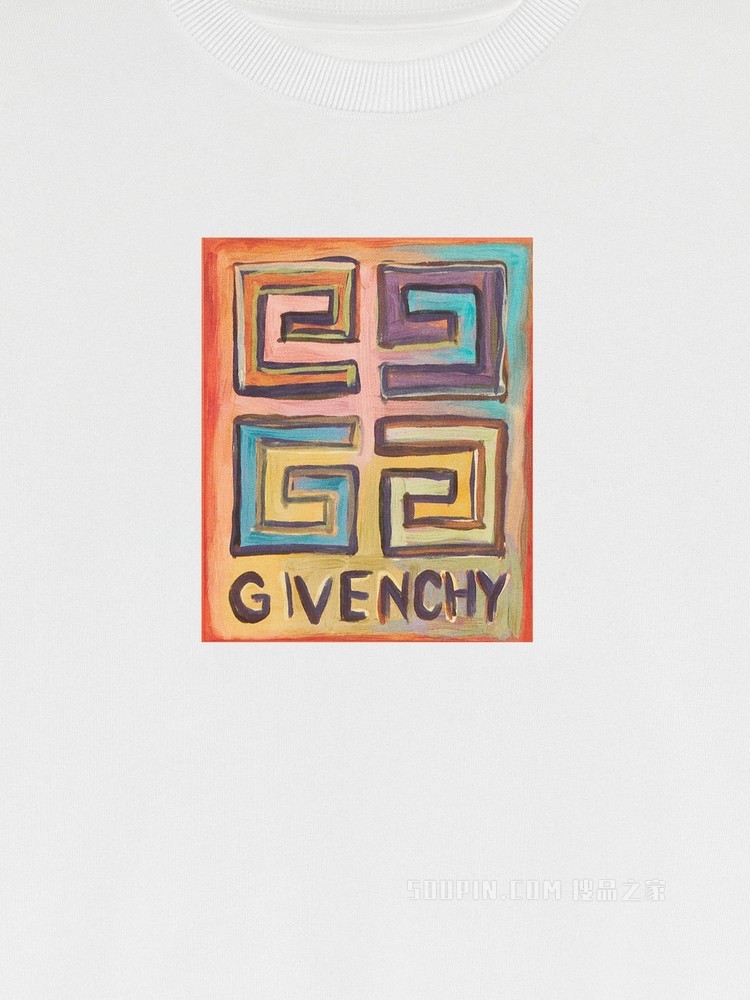 GIVENCHY 4G LOGO印花卫衣