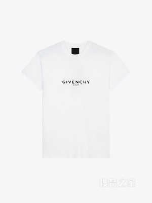 GIVENCHY翻转LOGO修身T恤