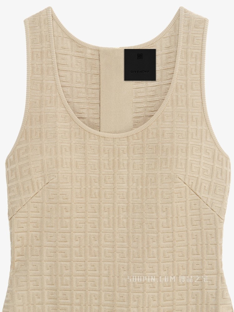 4G LOGO提花连衣裙