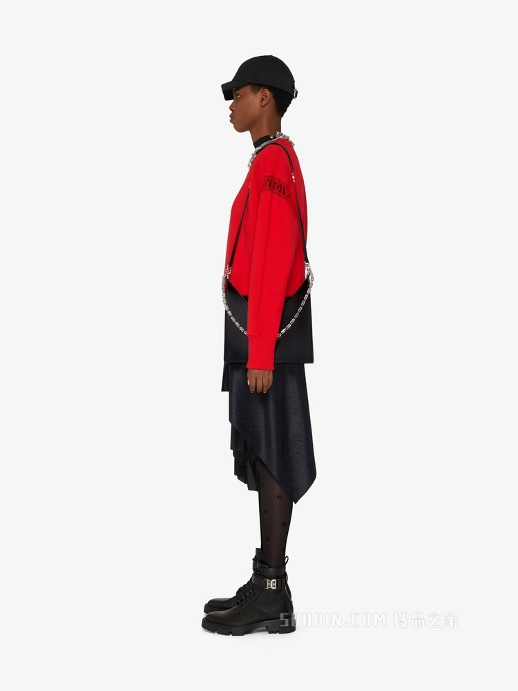 蕾丝饰带GIVENCHY LOGO卫衣