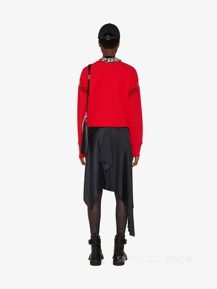 蕾丝饰带GIVENCHY LOGO卫衣