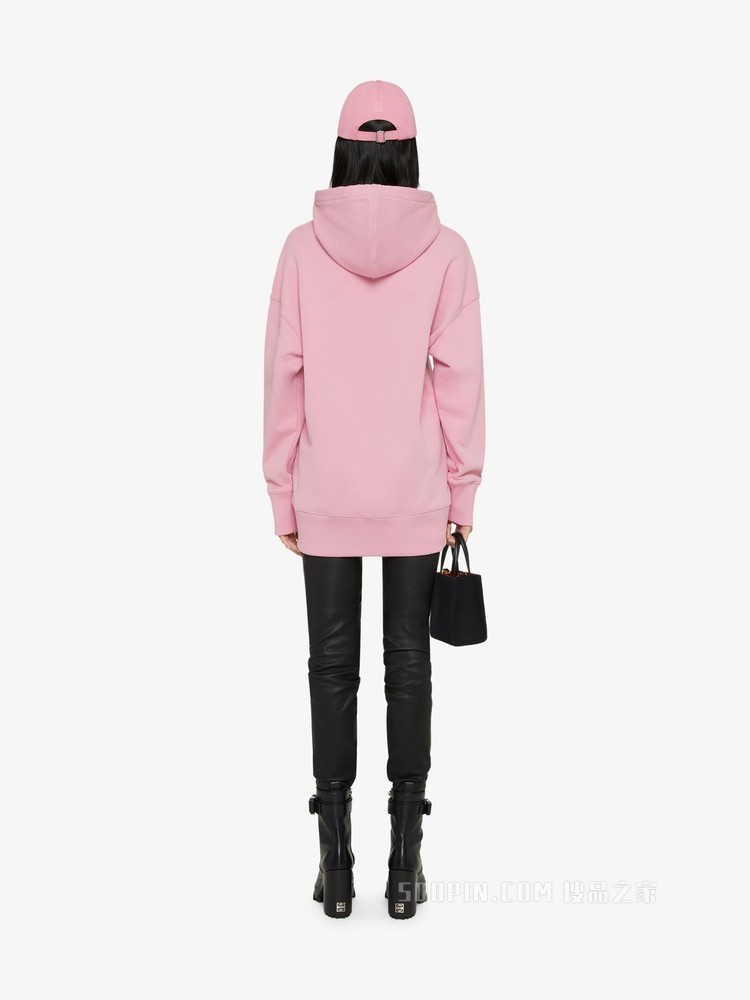 超大版型老虎印花GIVENCHY LOGO连帽卫衣