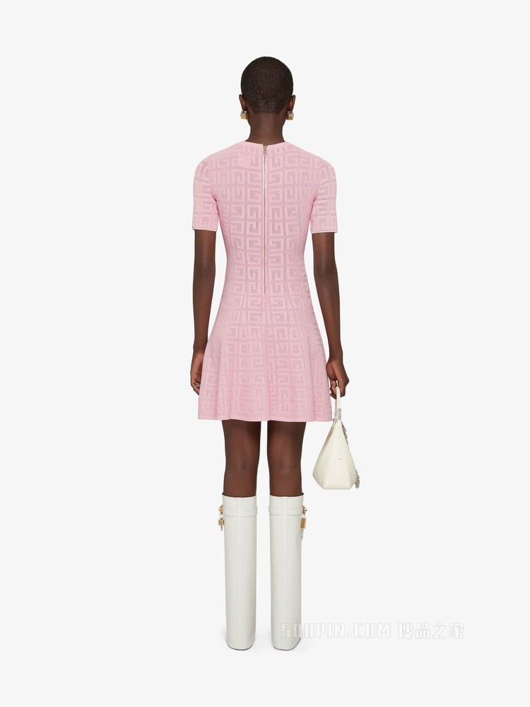 4G LOGO提花连衣裙