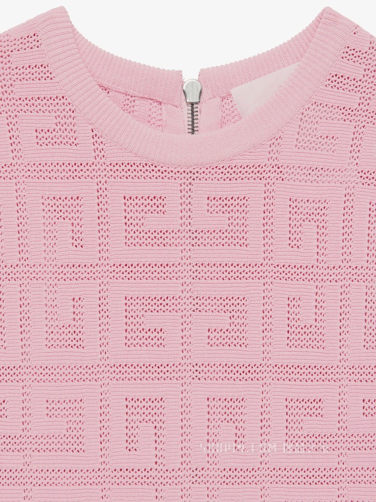 4G LOGO提花连衣裙