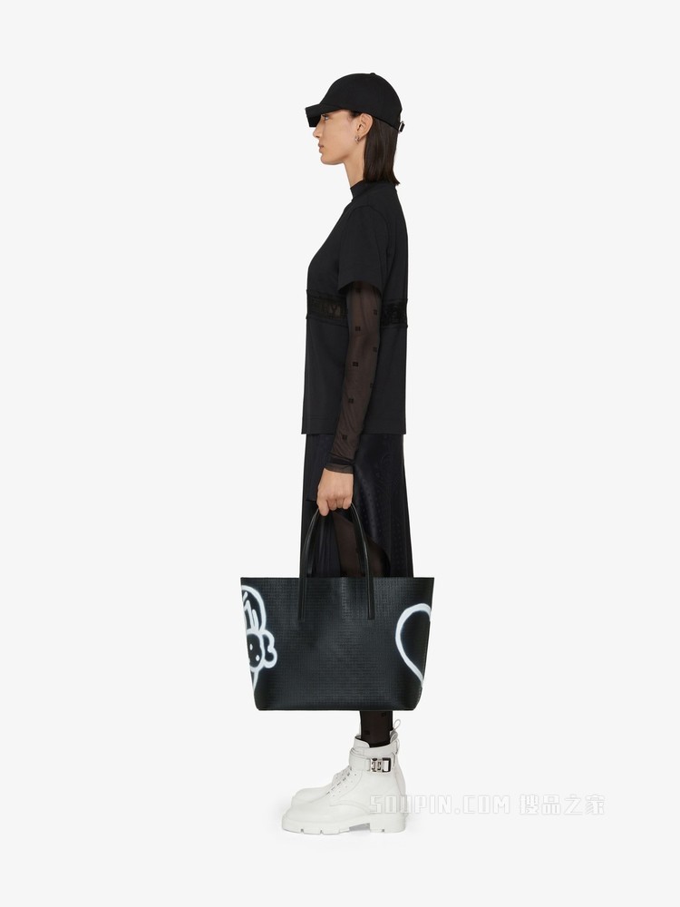 蕾丝饰带GIVENCHY LOGO T恤