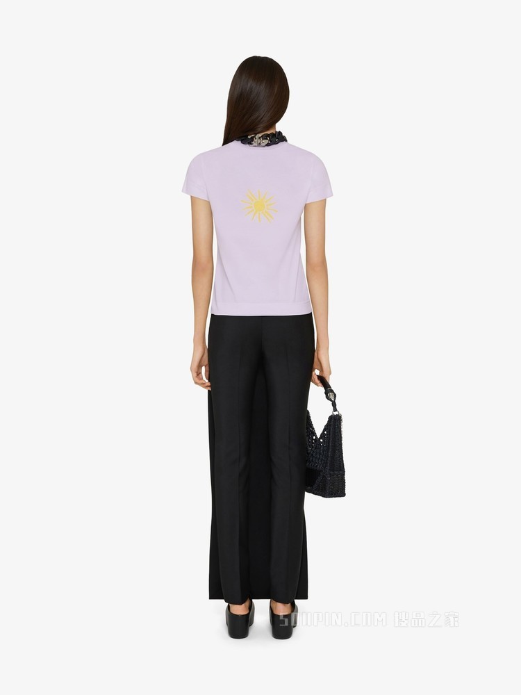 GIVENCHY 4G LOGO印花修身T恤