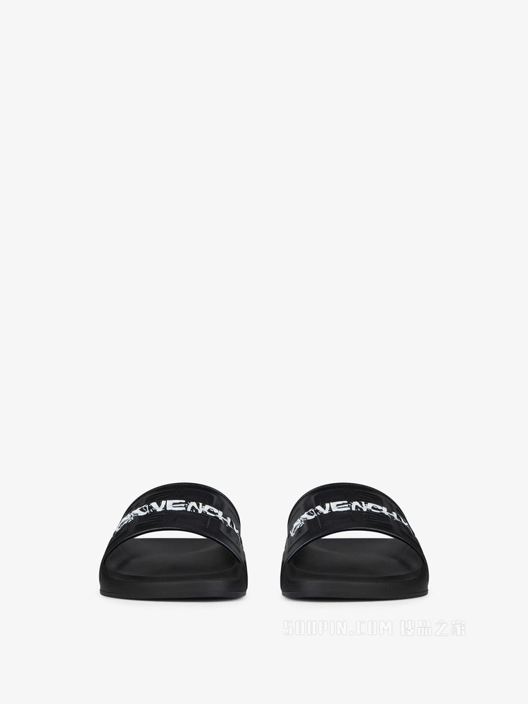 GIVENCHY LOGO平底凉鞋