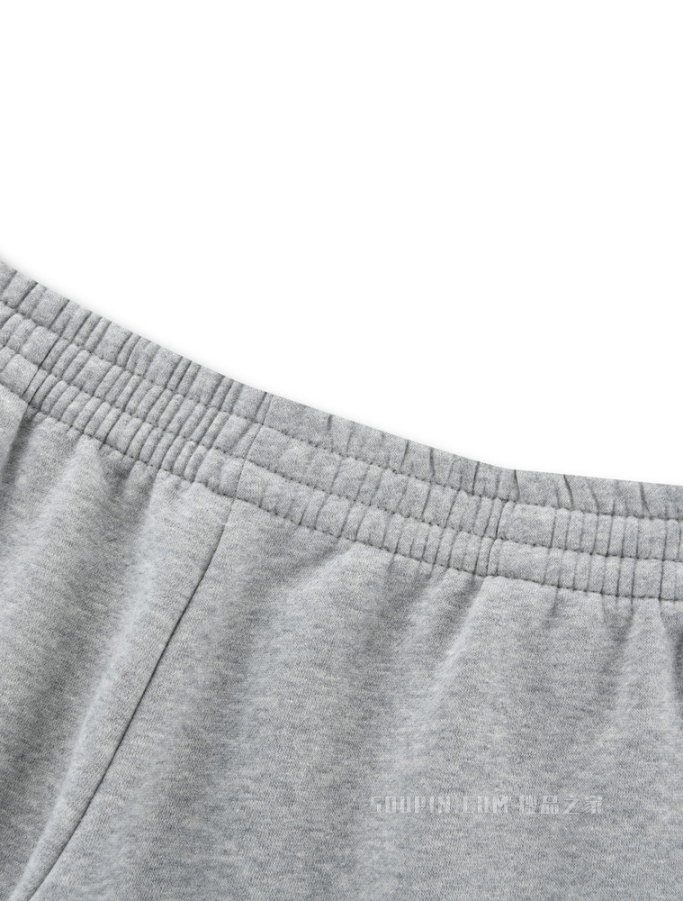 Calvin Klein 22春夏新款女士舒适松紧腰刺绣LOGO休闲短裤40WH103
