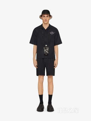 GIVENCHY LOGO夏威夷衬衫