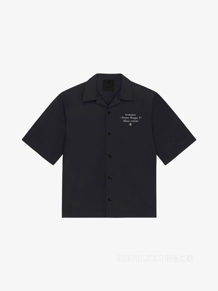 GIVENCHY LOGO夏威夷衬衫