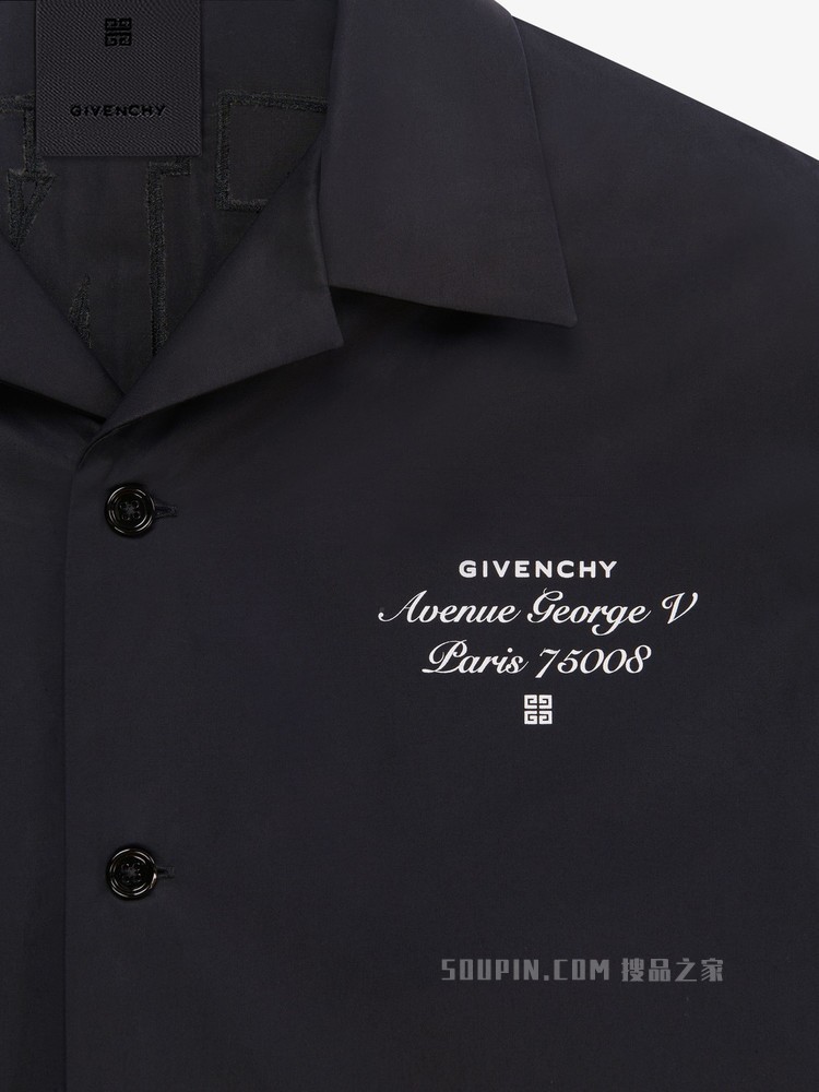 GIVENCHY LOGO夏威夷衬衫