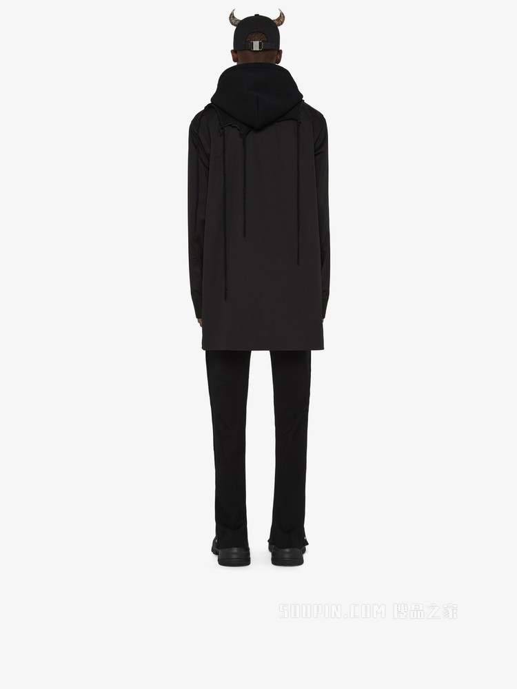 超大版型连帽衬衫