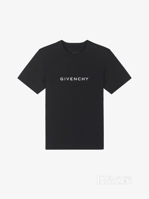 GIVENCHY翻转LOGO修身T恤