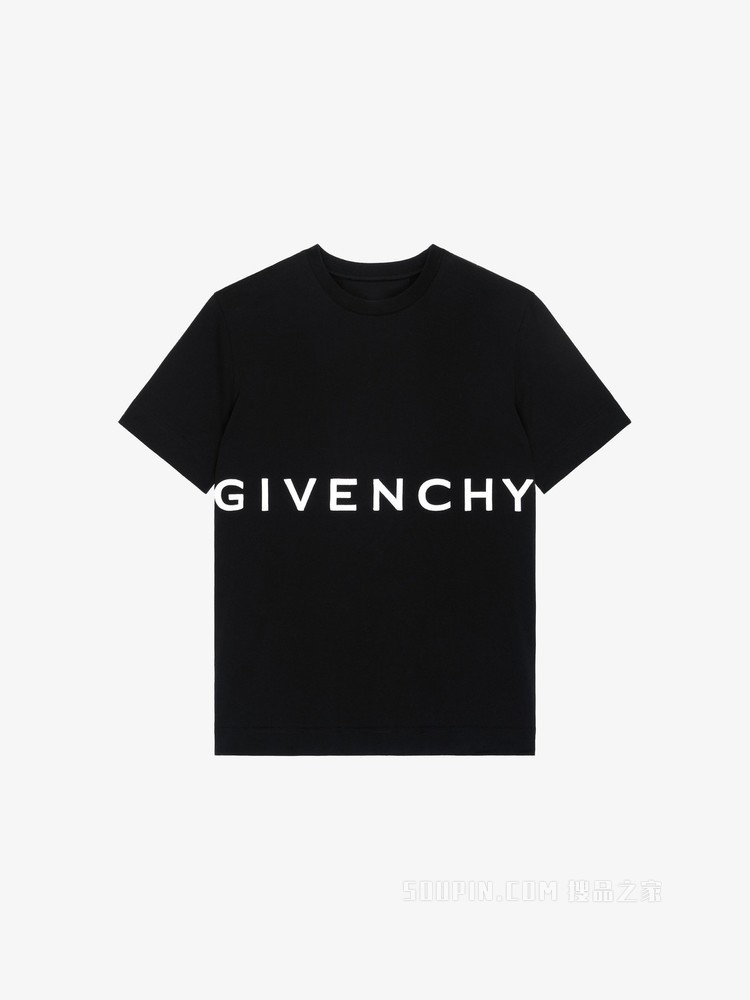 4G LOGO刺绣修身T恤