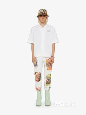 GIVENCHY LOGO夏威夷衬衫