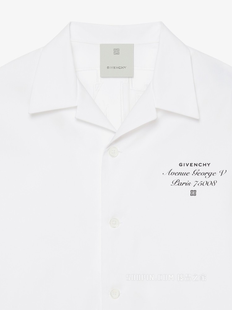 GIVENCHY LOGO夏威夷衬衫