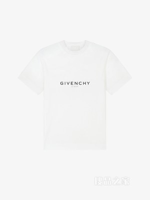 GIVENCHY翻转LOGO修身T恤