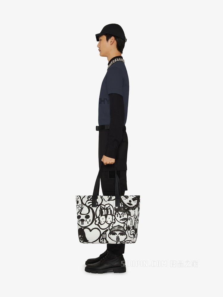 4G LOGO刺绣修身T恤