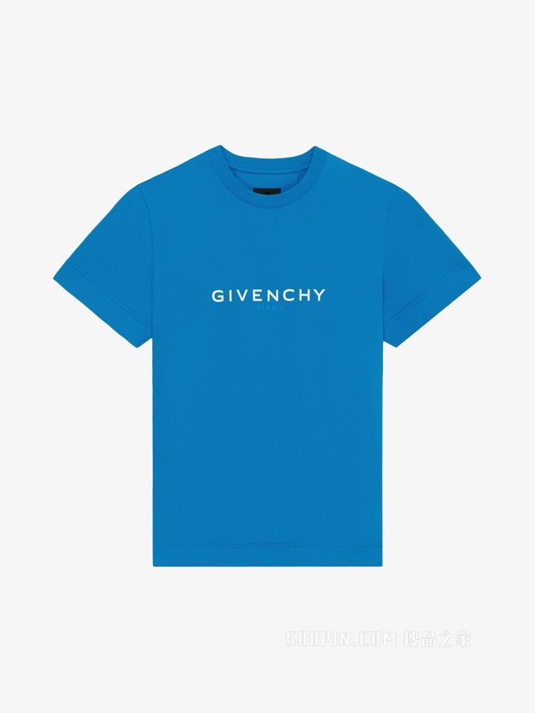 GIVENCHY翻转LOGO修身T恤