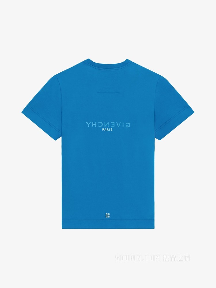 GIVENCHY翻转LOGO修身T恤