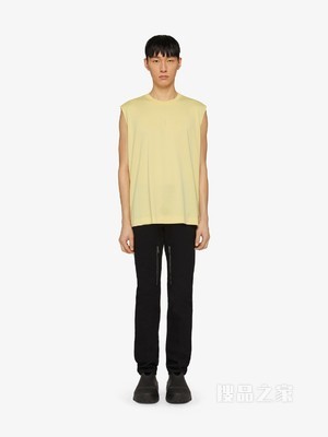 GIVENCHY 4G LOGO刺绣无袖T恤