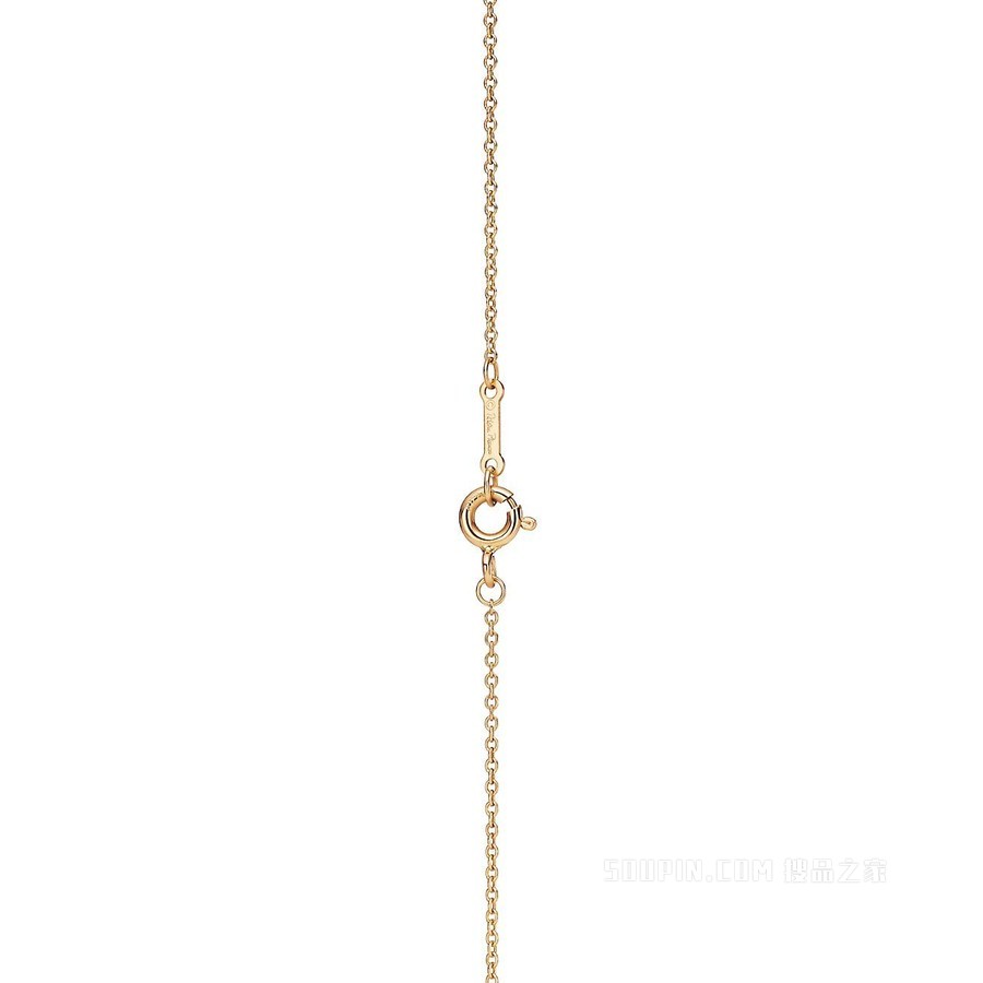 Paloma Picasso® 系列 18K 黄金 Olive Leaf 项链，小号。