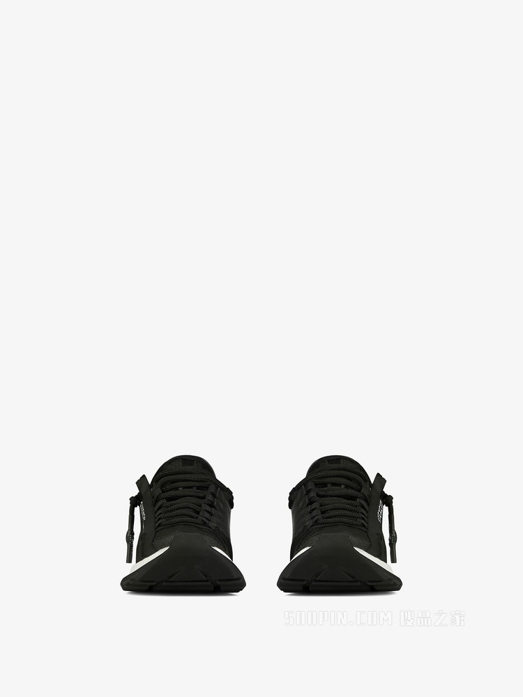 Spectre低帮慢跑运动鞋，饰有拉链和网眼