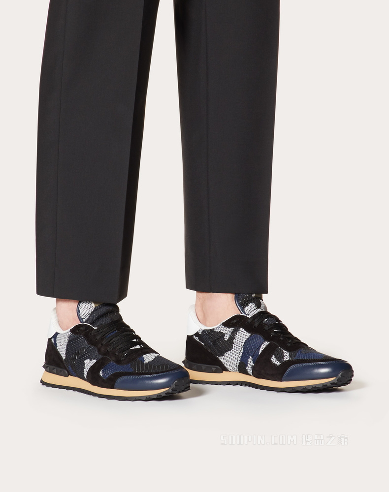 Camouflage Rockrunner 网眼织物运动鞋