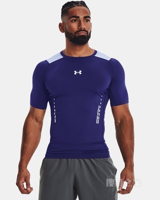 男士UA HeatGear® Vent Comp短袖紧身衣