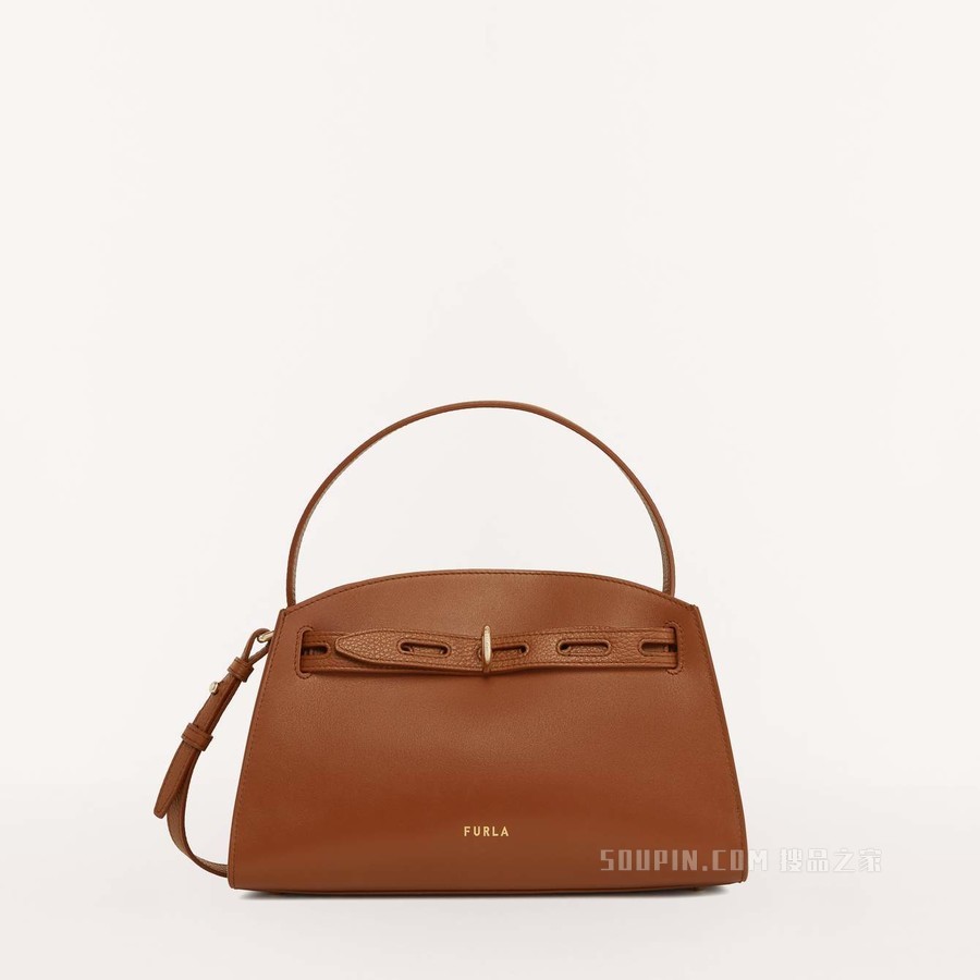 中号手提包 Cognac H Furla Margherita