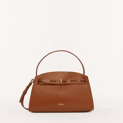 中号手提包 Cognac H Furla Margherita