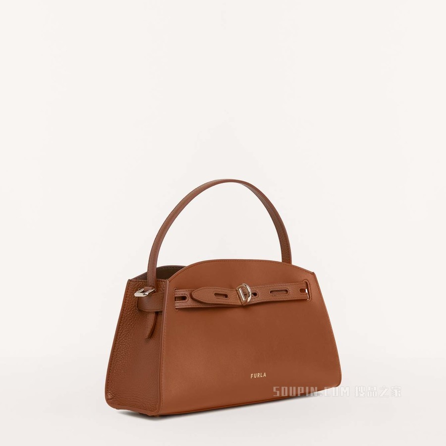 中号手提包 Cognac H Furla Margherita
