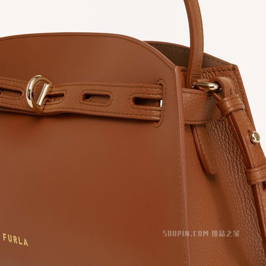 中号手提包 Cognac H Furla Margherita
