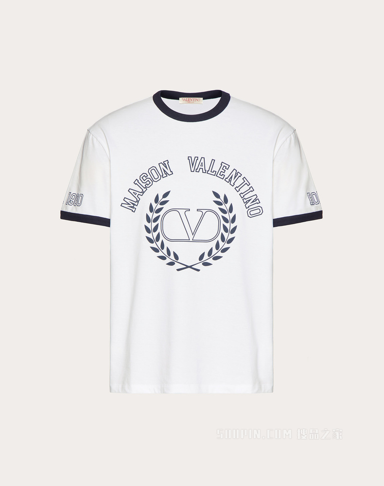 MAISON VALENTINO刺绣棉质T恤