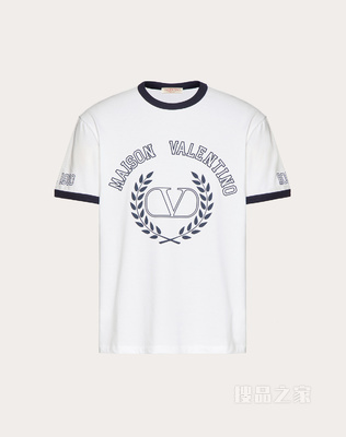 MAISON VALENTINO刺绣棉质T恤